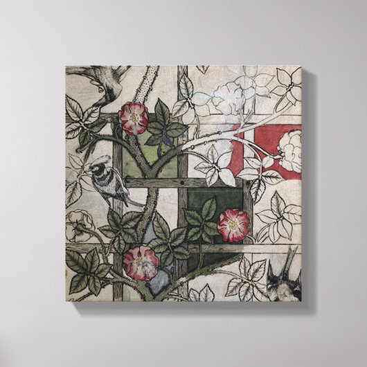 Original-Kunstwerk für "Trellis"-Tapete-Design, 1 Leinwanddruck (Vorderseite)