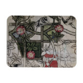 Original-Kunstwerk für "Trellis"-Tapete-Design, 1 Magnet (Horizontal)