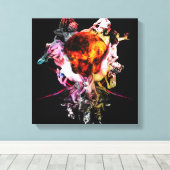 Original Kunstwerk Nr. 3 Leinwanddruck (Insitu (Holzboden))