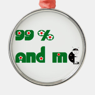 Original Ladybird Silbernes Ornament