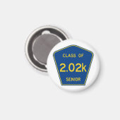 Original-Landkreis-Wegzeichen | Klasse 2020 Magnet (Vorderseite/Rückseite)
