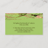 Original Landschaftsarchitektur für Grünflächen Visitenkarte (Rückseite)