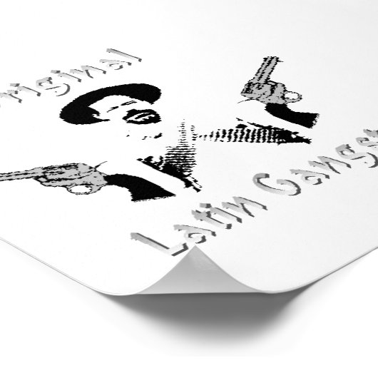 Original Latin Gangster Poster (Ecke)