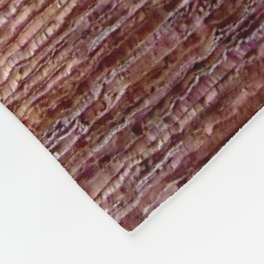 Original Lederteppich Fleecedecke (Ecke)