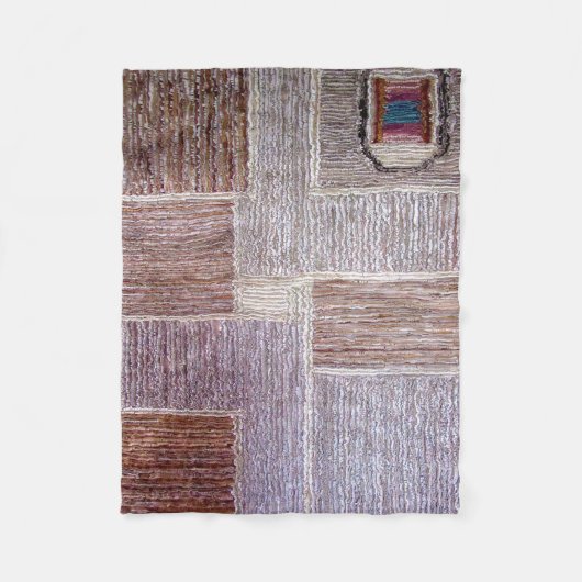 Original Lederteppich Fleecedecke (Vorderseite)