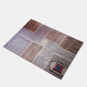 Original Lederteppich Fußmatte (Schrägansicht)