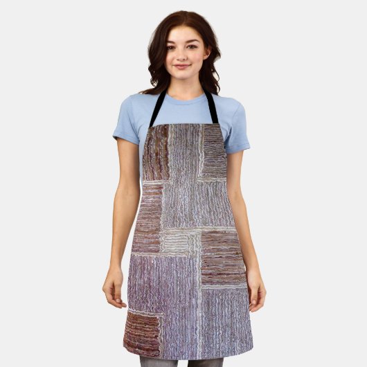 Original Lederteppichkunst Schürze (Getragen)