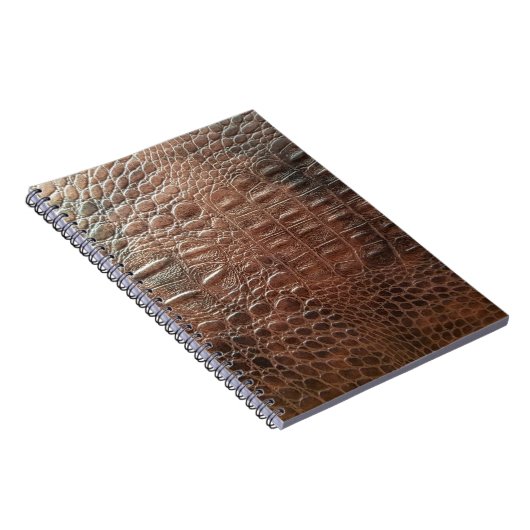 Original Ledertextur Hintergrund nah-up, embo Notizblock (Rechte Seite)