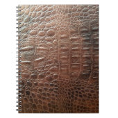 Original Ledertextur Hintergrund nah-up, embo Notizblock (Vorderseite)