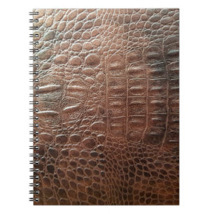 Original Ledertextur Hintergrund nah-up, embo Notizblock