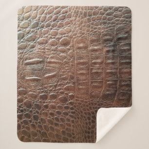 Original Ledertextur Hintergrund nah-up, embo Sherpadecke