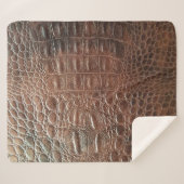 Original Ledertextur Hintergrund nah-up, embo Sherpadecke (Vorderseite (Horizontal))