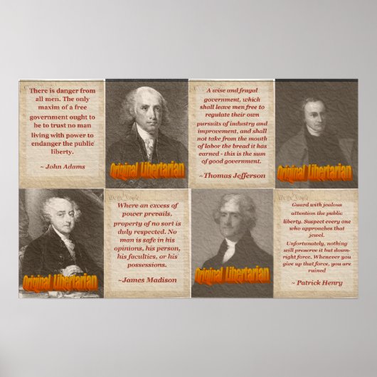 Original Libertaristen Poster (Vorne)