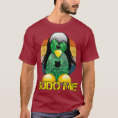 Original Linu Funny Sudo me Retro Uni Geschenk T-Shirt (Vorderseite)