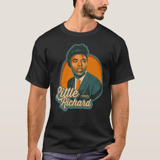 Original Little Richard artistic Retro design Clas T-Shirt (Vorderseite)