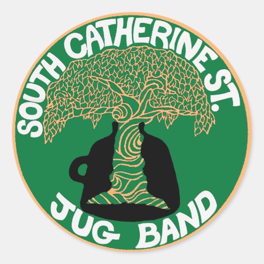 Original-Logo-Aufkleber für SCSJB Runder Aufkleber (Vorderseite)