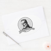 Original-Logo-Aufkleber Ovaler Aufkleber (Umschlag)