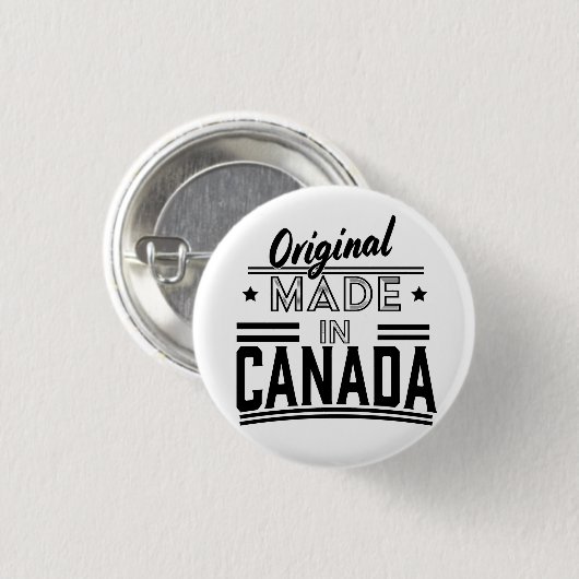Original Made in Canada Logo Button (Vorne & Hinten)