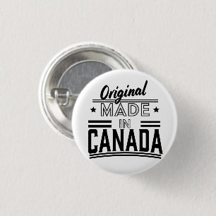 Original Made in Canada Logo Button