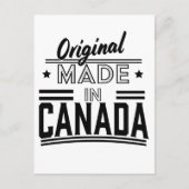 Original Made in Canada Logo Postkarte (Vorderseite)