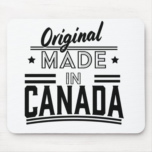 Original Made in Canada Logo Untersetzer Mousepad (Vorne)