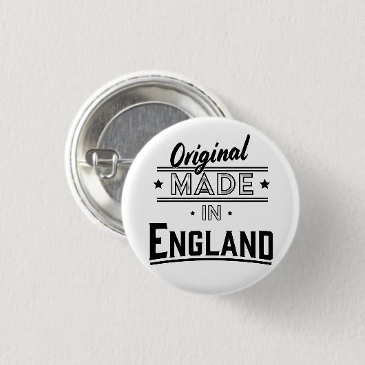 Original Made in England Button (Vorne & Hinten)