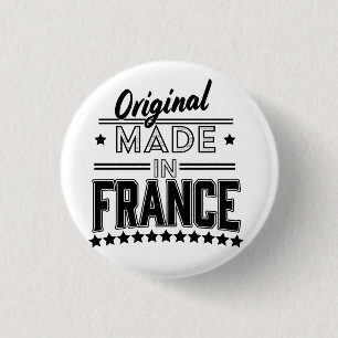 Original Made in France-Logo Button