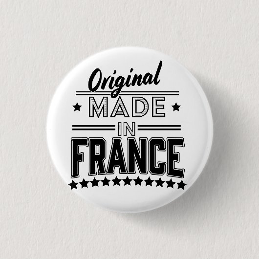Original made in France Logo Button (Vorderseite)