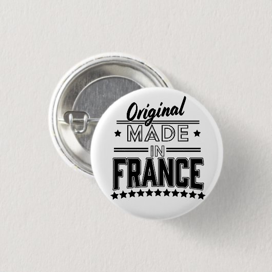 Original made in France Logo Button (Vorne & Hinten)