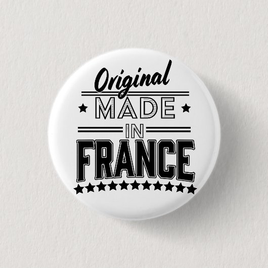 Original made in France Logo Button (Vorderseite)