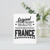 Original made in France Logo Postkarte (Stehend Vorderseite)
