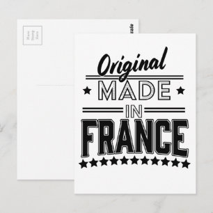 Original made in France Logo Postkarte