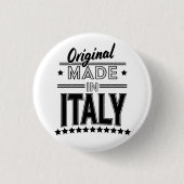 Original Made in Italy-Logo Button (Vorderseite)
