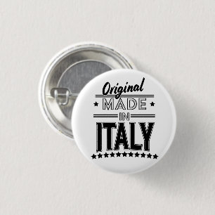 Original Made in Italy-Logo Button