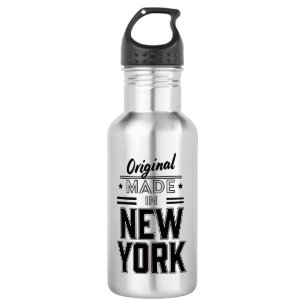 Original made in New York Logo Edelstahlflasche
