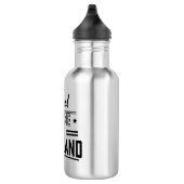 Original Made in Scotland Retro-Logo Edelstahlflasche (Rechts)