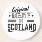 Original Made in Scotland Retro-Logo Getränkeuntersetzer (Vorne)