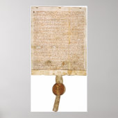 ORIGINAL Magna Carta 1297 Version Poster (Vorne)
