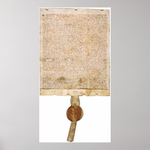 ORIGINAL Magna Carta 1297 Version Poster