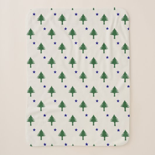 Original Maine Flag Blanket Sherpadecke (Vorderseite)