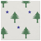 Original Maine Flag Fabric Stoff (Nahaufnahme)