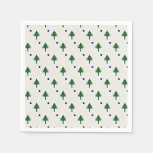 Original Maine Flag Napkins Serviette