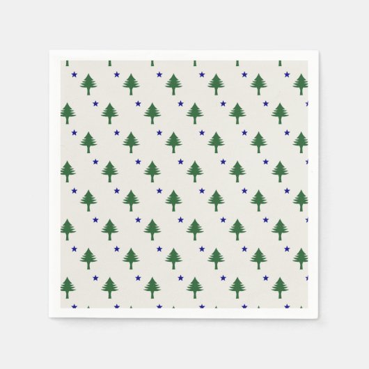 Original Maine Flag Napkins Serviette (Vorderseite)