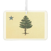 Original Maine Staat Pine Tree Flag Air Freshener Autolufterfrischer (Rückseite)