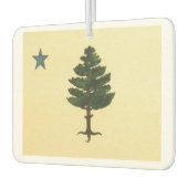 Original Maine Staat Pine Tree Flag Air Freshener Autolufterfrischer (Links)
