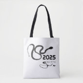 Original Malerei 1 Schlange Chinesisch Neujahr 202 Tasche (Vorderseite)