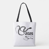 Original Malerei 1 Schlange Chinesisch Neujahr 202 Tasche (Rückseite)