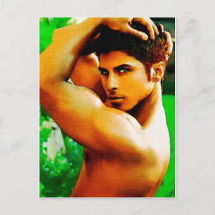 Original Malerei - arabische Nächte Postkarte