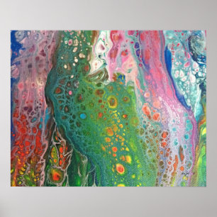 Original Malerei, Kunstdruckerei, Abstrakte Kunst, Poster