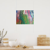 Original Malerei, Kunstdruckerei, Abstrakte Kunst, Poster (Küche)